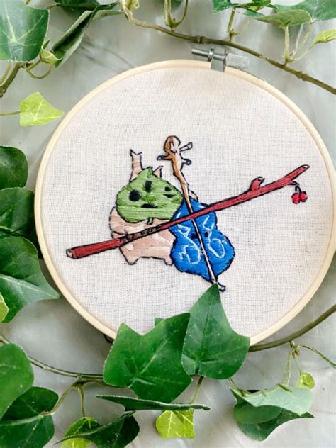 Makar from Wind Waker 🌿 : r/Embroidery