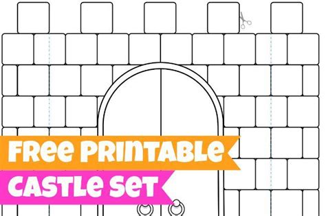 Free Printables for Kids - Castle, King and Queen | Kids castle, Free printables, Castle