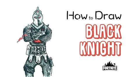 How to Draw the Black Knight from Fortnite - YouTube