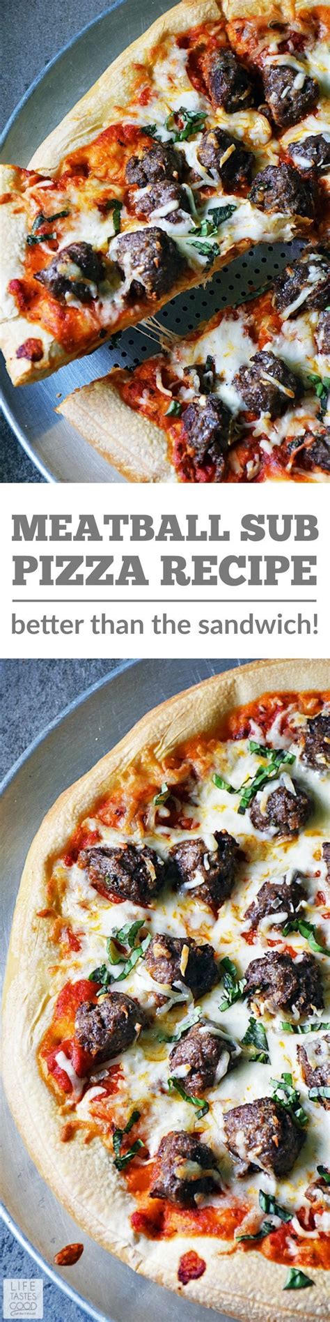 This incredibly tasty Meatball Sub Pizza is even better than the traditional sandwich! It's easy ...