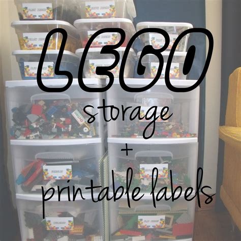 Do you have a mountain of Lego bricks? Us too. Use these free printable ...