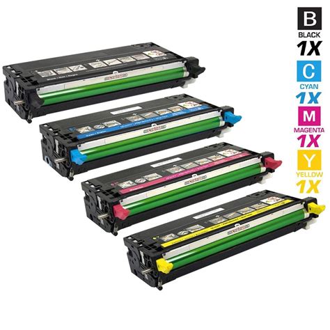 Compatible Dell 3110 Laser High Yield Toner Cartridge 4 Color Set - Clever Supplies Ink & Toner ...