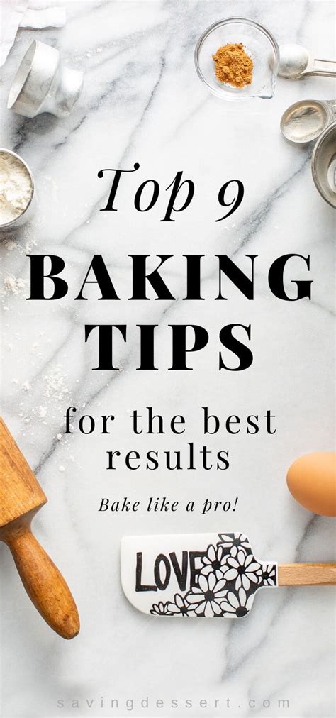 Baking Tips PIN - Saving Room for Dessert