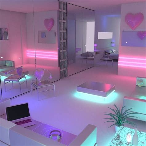 CYBER TECH | Girl bedroom designs, Neon bedroom, Neon room