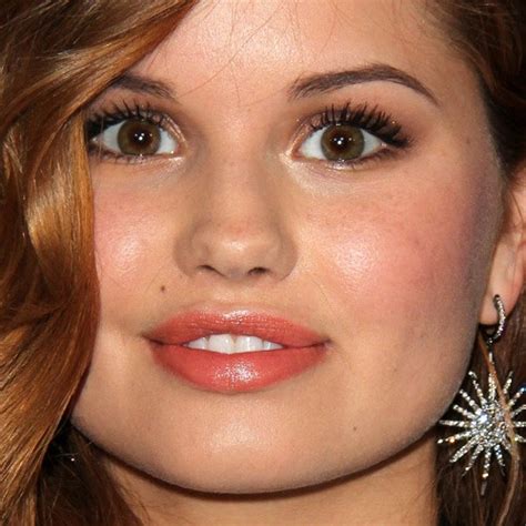 Debby Ryan Makeup: Bronze Eyeshadow, Brown Eyeshadow & Coral Lipstick ...