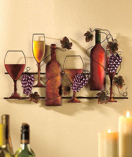 Wine Grapes Metal Wall Hanging Vineyard Kitchen Home Decor | eBay | Wine wall decor, Wine decor ...