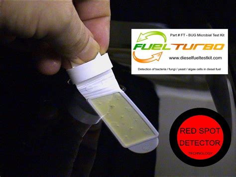 FT - BUG Test Kits: Diesel Fuel algae, bacteria, fungus & microbes testing.