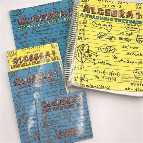 Algebra 1 a Teaching Textbook 1st Edition Complete Set for sale online | eBay | Teaching ...