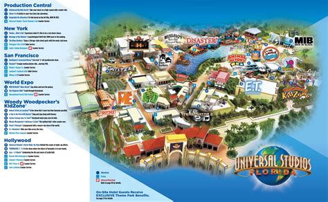 Universal Studios Florida Map - Printable Maps