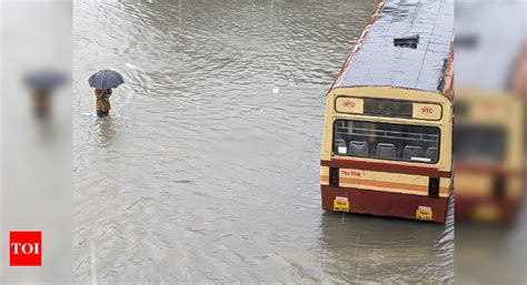 Cyclone in Chennai News: Three workers trapped, as container-house slips in cave-in | Chennai ...