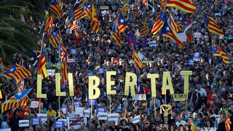 Thousands join Barcelona protests for jailed Catalan leaders | Spain ...