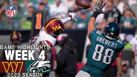 Washington Commanders vs Philadelphia Eagles | 2023 Week 4 Game Highlights - Win Big Sports