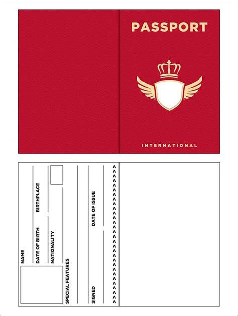 10+ Passport Templates - Free Word, PDF Documents Download | For E & Z | Pinterest | Passport ...