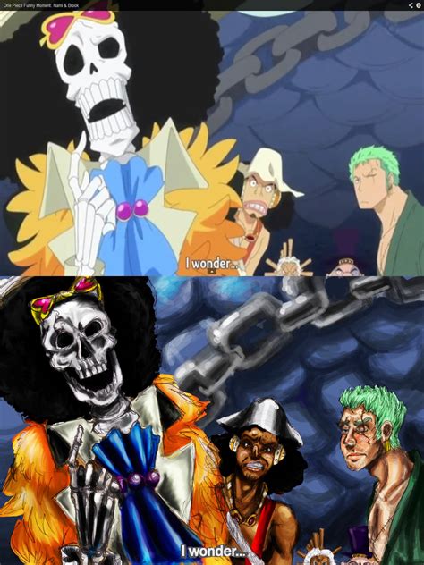 Screenshot Meme: Brook, Usopp and Zoro by kaizukochan on DeviantArt