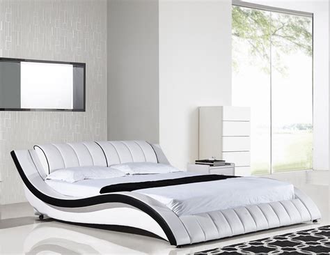 American Eagle B-D030-CK Modern White California King Platform Bed | Bedroom bed design, Bedroom ...