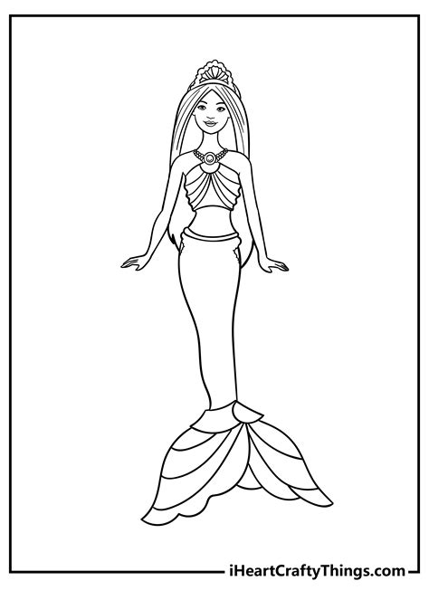 Barbie Mermaidia Coloring Pages