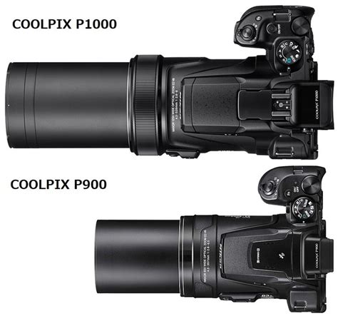 Nikon Coolpix P1000 vs. Nikon Coolpix P900 specifications comparison - Nikon Rumors