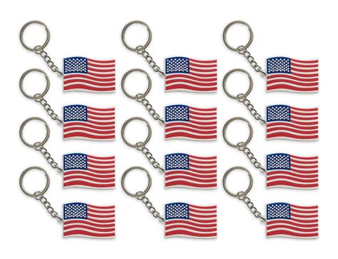 American Flag Soft Rubber Keychains – Kipp Brothers