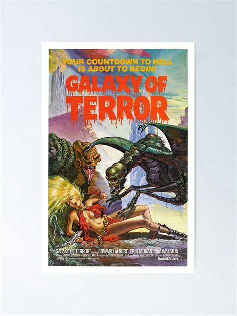 "Galaxy of Terror" Poster by seagleton | Redbubble