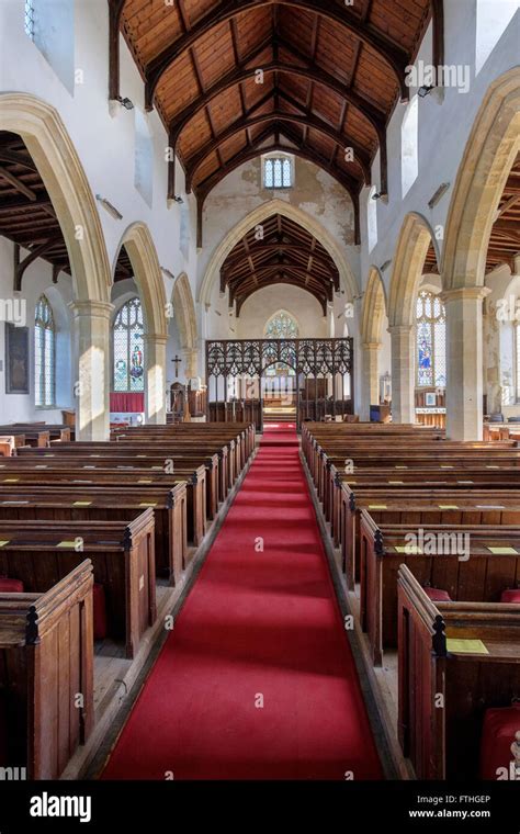 Nave of St Mary the Virgin Anglican church, Happisburgh, Norfolk ...