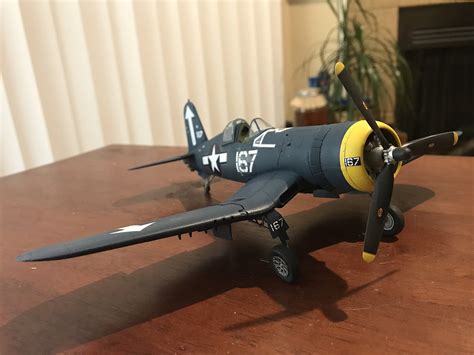 Vought F4U-1D Corsair Fighter Aircraft -- Plastic Model Airplane Kit ...