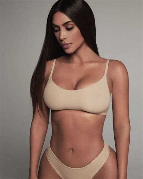 Kim Kardashian Looks Stunning in Her Skims Collection - The Frisky