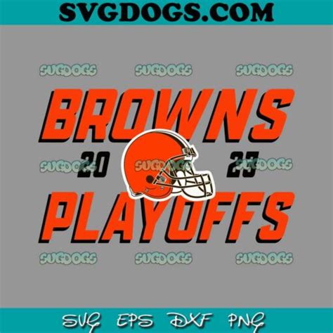 Cleveland Browns 2023 Playoff SVG PNG