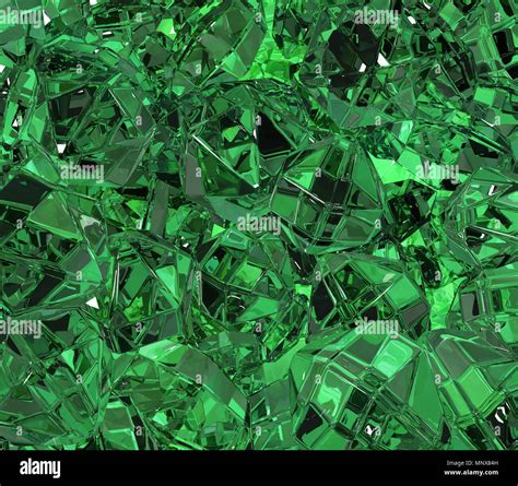 Emerald green material surface abstract 3d illustration, horizontal ...