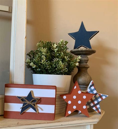 Flag, Wood Flag, 4th of July Decor, Flag Decor, Tier Tray - Etsy Canada | Flag decor, Wood flag ...