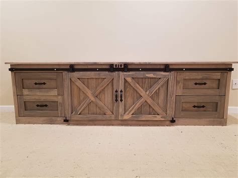 Rustic Entertainment Center | WhitneyCrest Woodworking