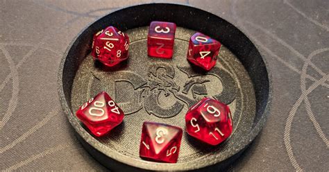 Dice Tray DnD by Rower | Download free STL model | Printables.com