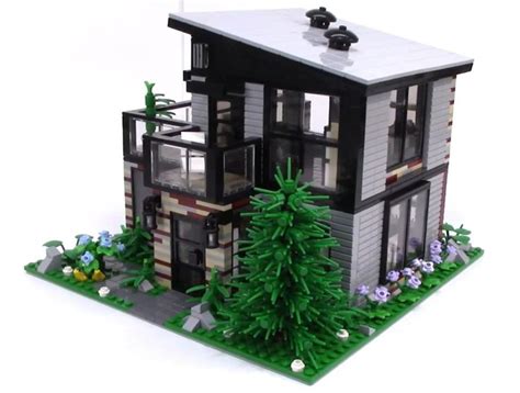 Rosewood Mansion - LEGO Modern Mansion MOC | Lego house, Lego, Lego design