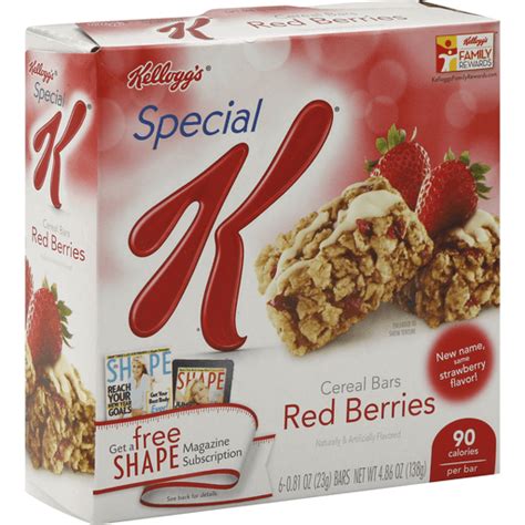 Kellogg's Special K Cereal Bars Red Berries - 6 CT | Granola & Energy Bars | Valli Produce ...