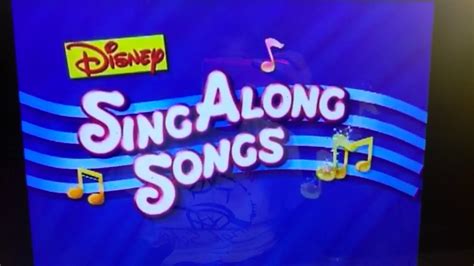 Disney Sing Along Songs Opening - YouTube