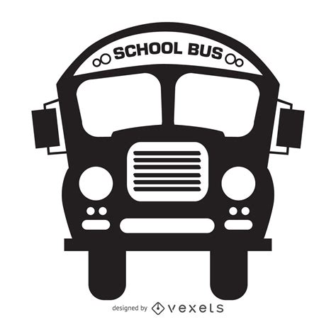 Isolated School Bus Silhouette Drawing Vector Download