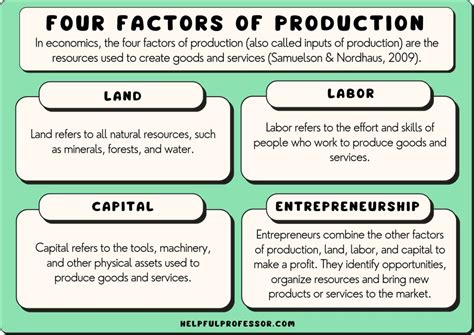 45 Real Examples of The Four Factors of Production