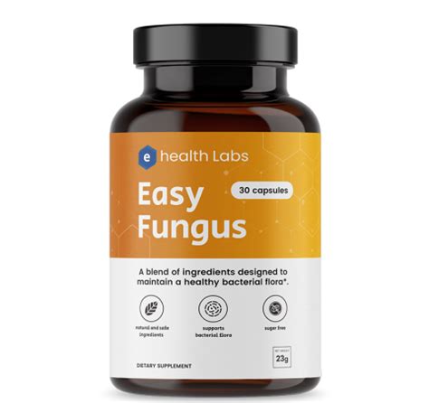 Easy Fungus - Dietary supplements to help maintaining a healthy bacterial flora. | e-Health Labs