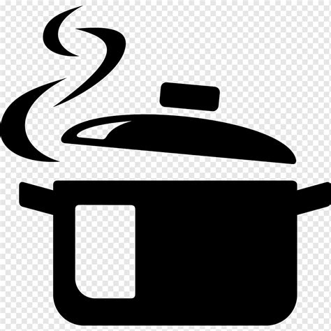 Black cooking pot illustration, Computer Icons Cooking, cooker, food ...