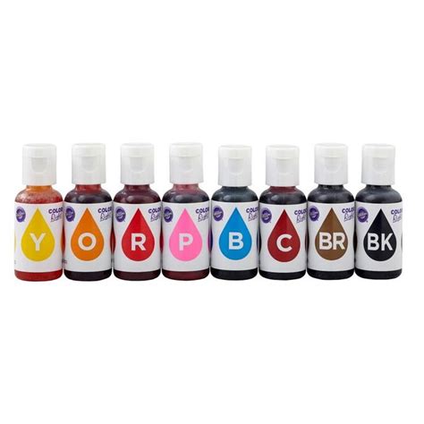 Color Right Liquid Food Coloring Set, 8-Count in 2021 | Blue food coloring, Food coloring ...