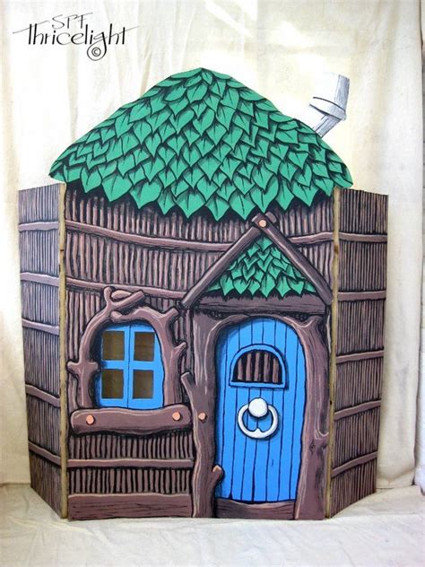 Three Little Pigs Stick House by Thricelight on deviantART | Cerditos, Manualidades ...