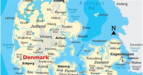 Map Of Jutland Denmark ~ AFP CV