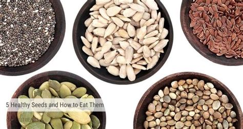 5 Healthy Seeds And How To Eat Them - Go Nutrients Blog