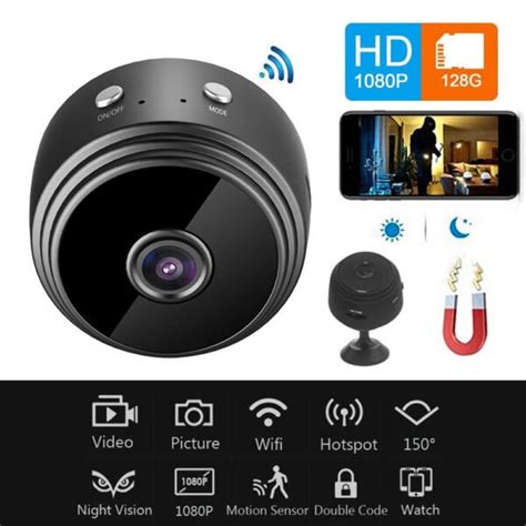 A9 1080p HD Magnetic WiFi Mini Camera With V380 APP