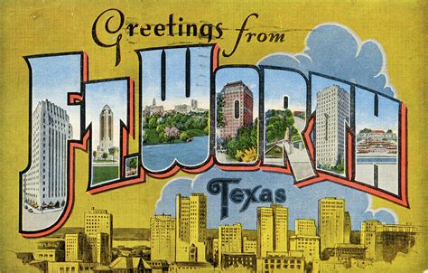 Greetings from Fort Worth, Texas - Large Letter Postcard | Flickr