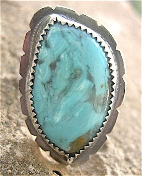 Nevada Blue Diamond Mine/VERY RARE Turquoise Ring