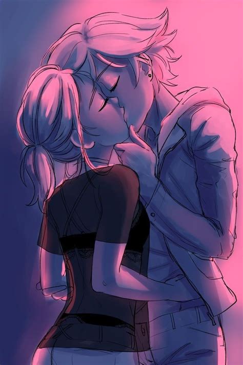 Miraculous Ladybug | Marinette and Adrien passionately kissing ...