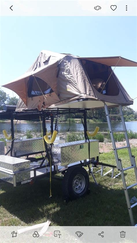 Camping Trailer Diy, Trailer Tent, Off Road Camper Trailer, Trailer ...