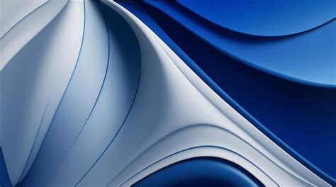 Premium Photo | Abstract Blue Wave Vector Illustration