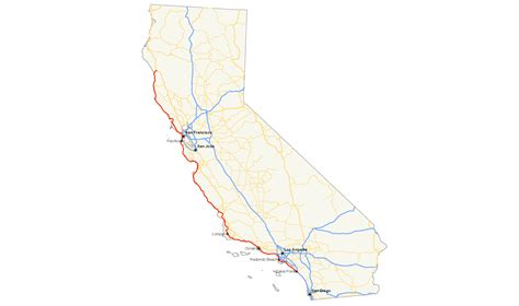 Map Of Hwy 1 California – Topographic Map of Usa with States