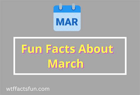 Top 10 Fun Facts About March - Fun Facts